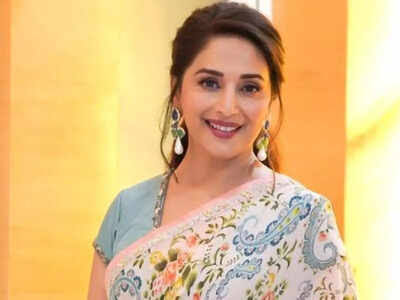 Dancing into New Roles: Madhuri Dixit’s Surprise Visit Hints at Nadiadwala Film Deal