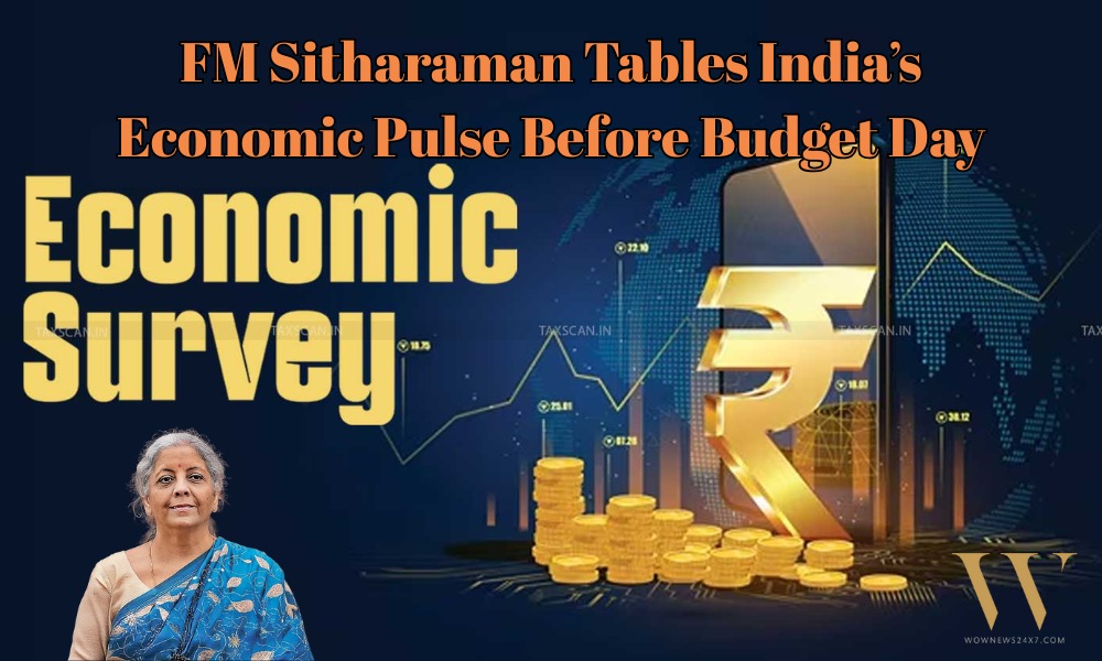 India’s Growth Report Card: Sitharaman Unveils Economic Survey Ahead of Budget 2026