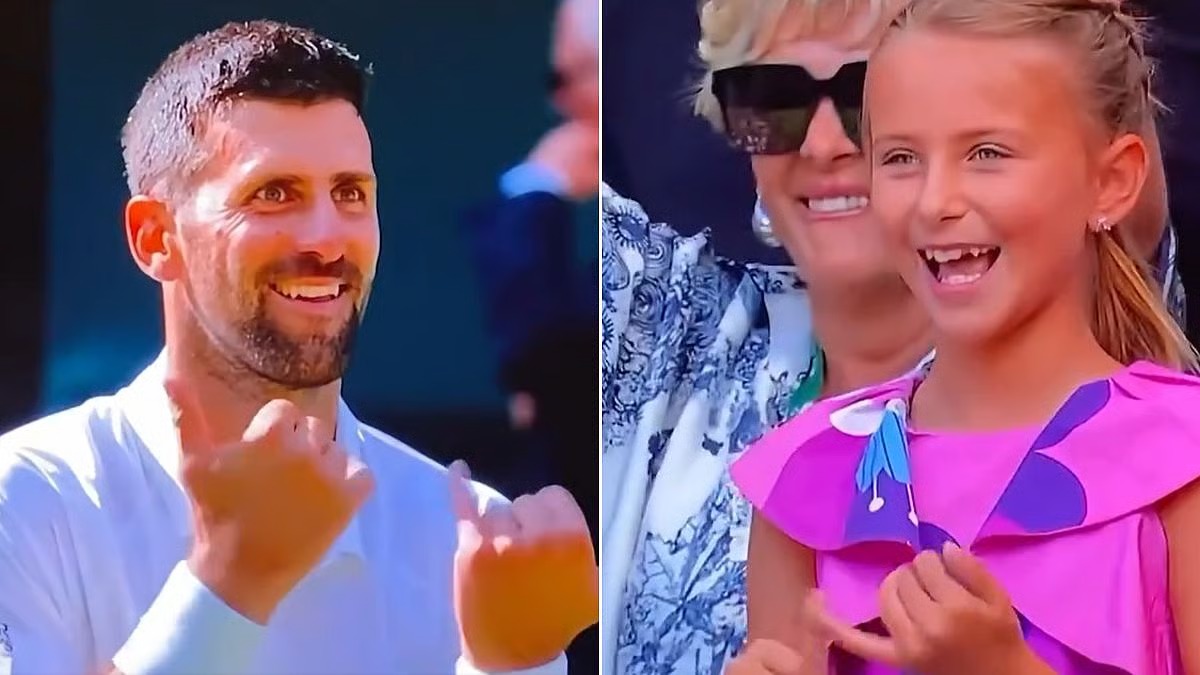 Djokovic Debuts 'Dad Dance' for Daughter After Wimbledon Victory
