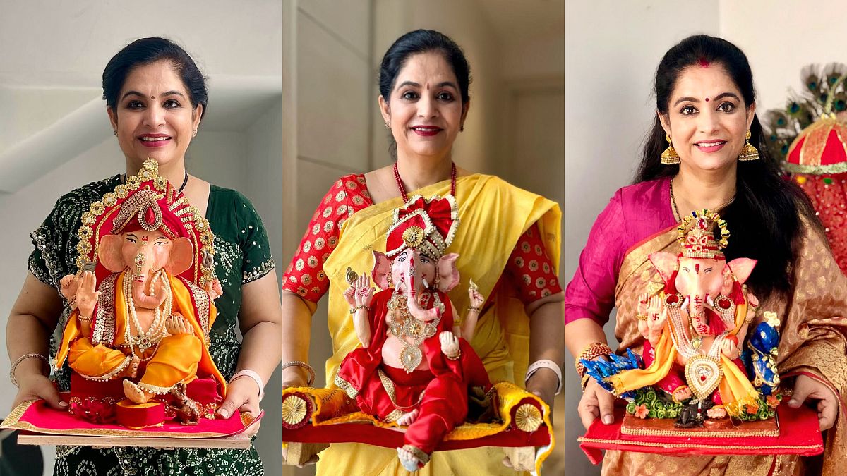 Handcrafted Devotion: Chef Pankaj Celebrates 9 Years of Ganesh Idol Making
