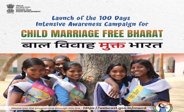 India Launches 100-Day Campaign for Child Marriage-Free Future