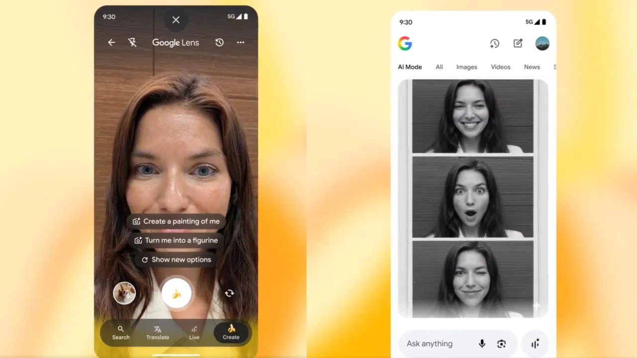 Nano Banana Arrives On Google Lens: Create AI Portraits With A Tap