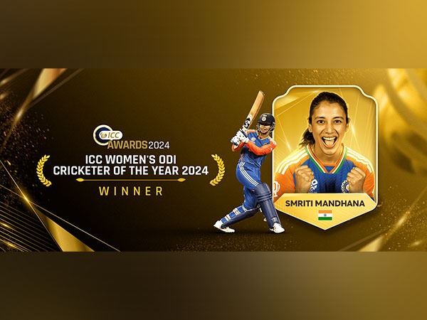 Celebrating Excellence: Smriti Mandhana Named ICC Women's ODI Cricketer of the Year