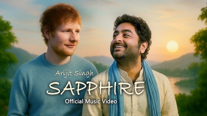 Ed Sheeran’s Musical Pilgrimage: Arijit Singh Guides Him Through Punjabi Verse in Sapphire Remix