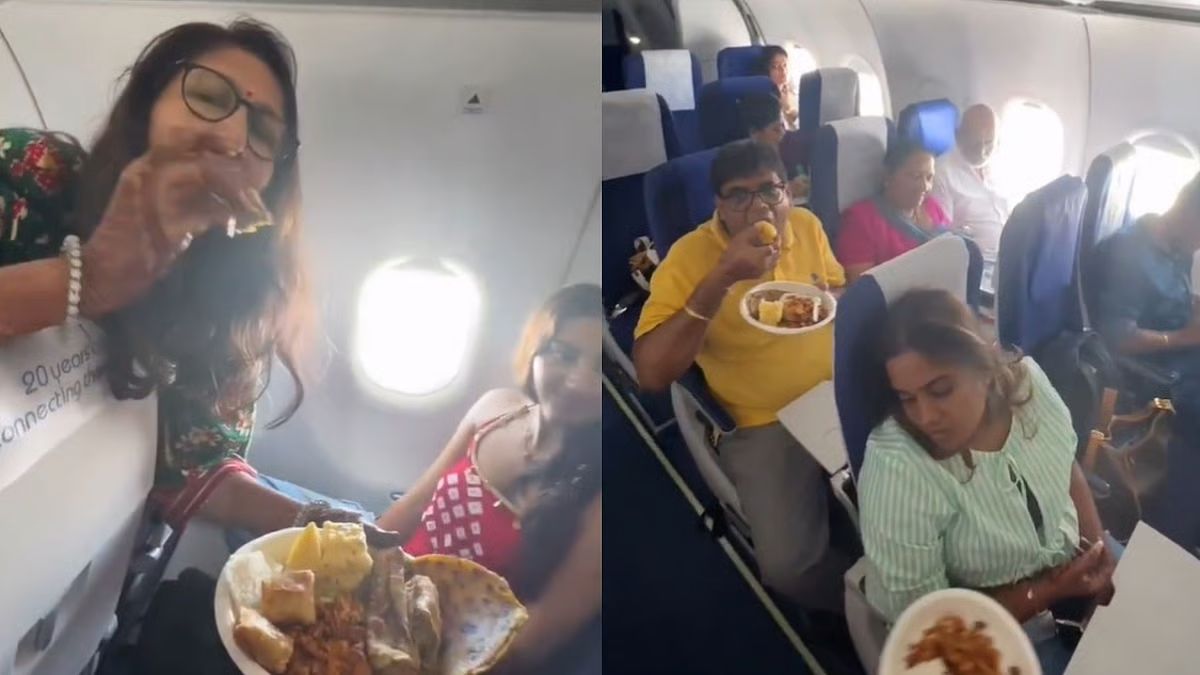 Picnic in the Sky: Family Turns IndiGo Flight Cabin Into a Cafeteria