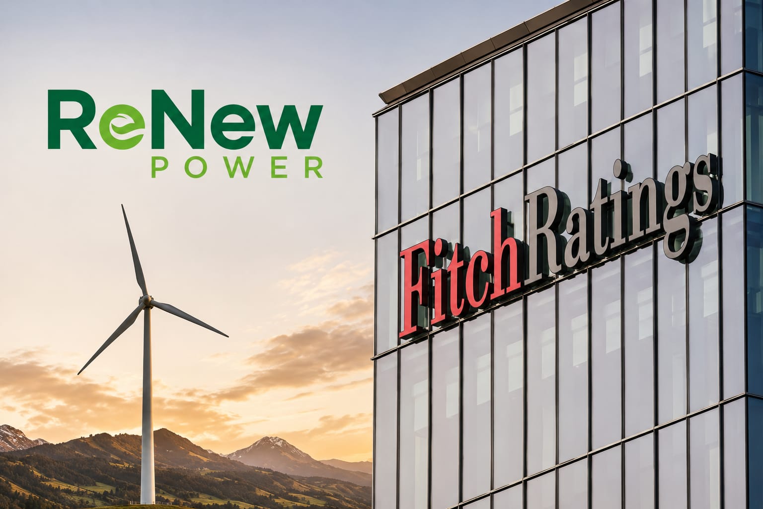 ReNew Power Strengthens Investor Confidence As Fitch Maintains Stable ‘BB-’ Rating