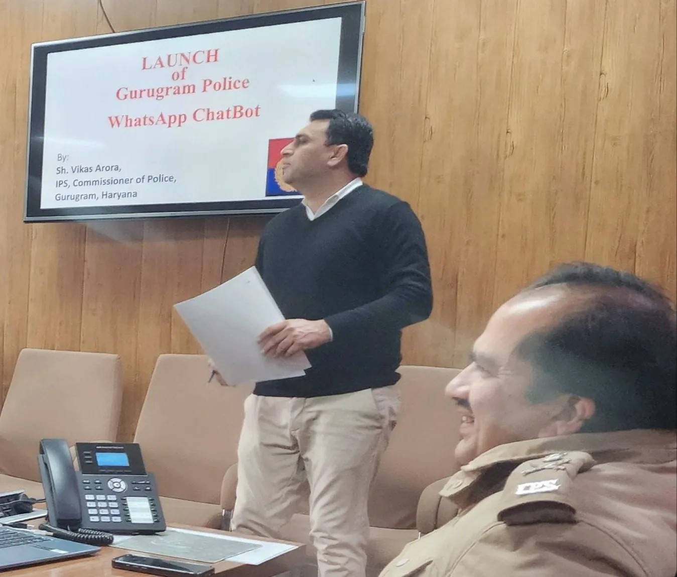 Gurugram Police Goes High-Tech: WhatsApp Chatbot Ushers In 24/7 Citizen Services