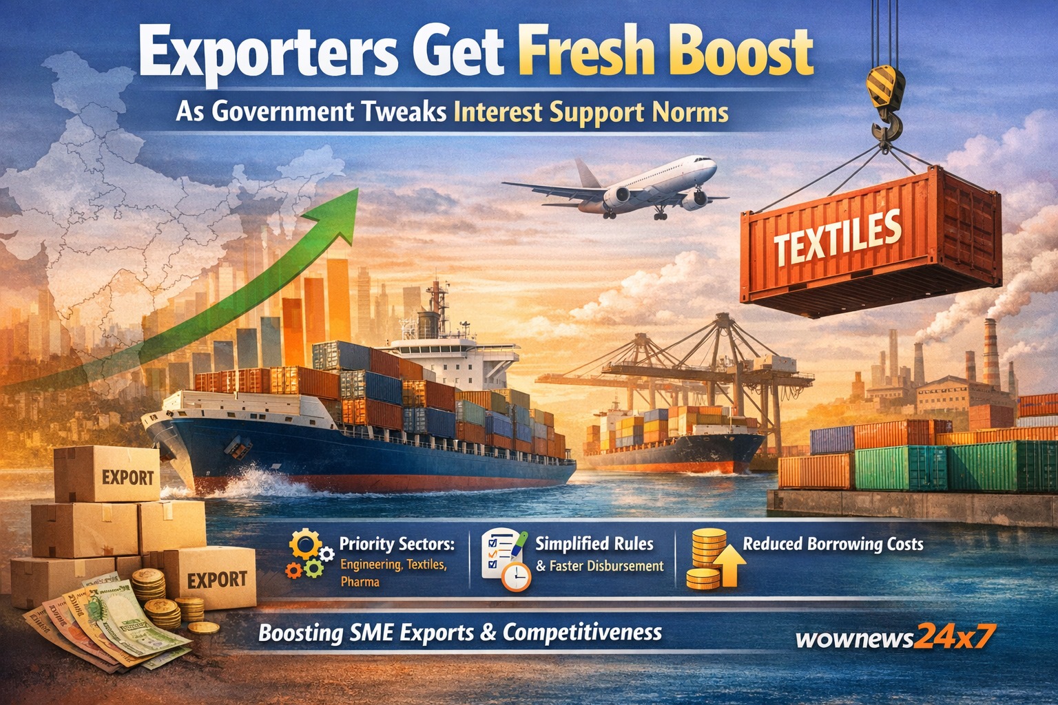 Exporters Get Fresh Boost As Government Tweaks Interest Support Norms