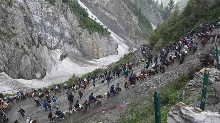 Pilgrimage Pause: Amarnath Yatra Halted Amid Weather Alert