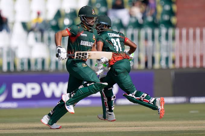 Bangladesh Posts 200 in a Strong Batting Display