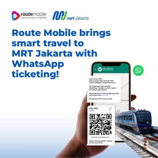 MRT Jakarta Partners with Route Mobile for Smart Ticketing Revolution