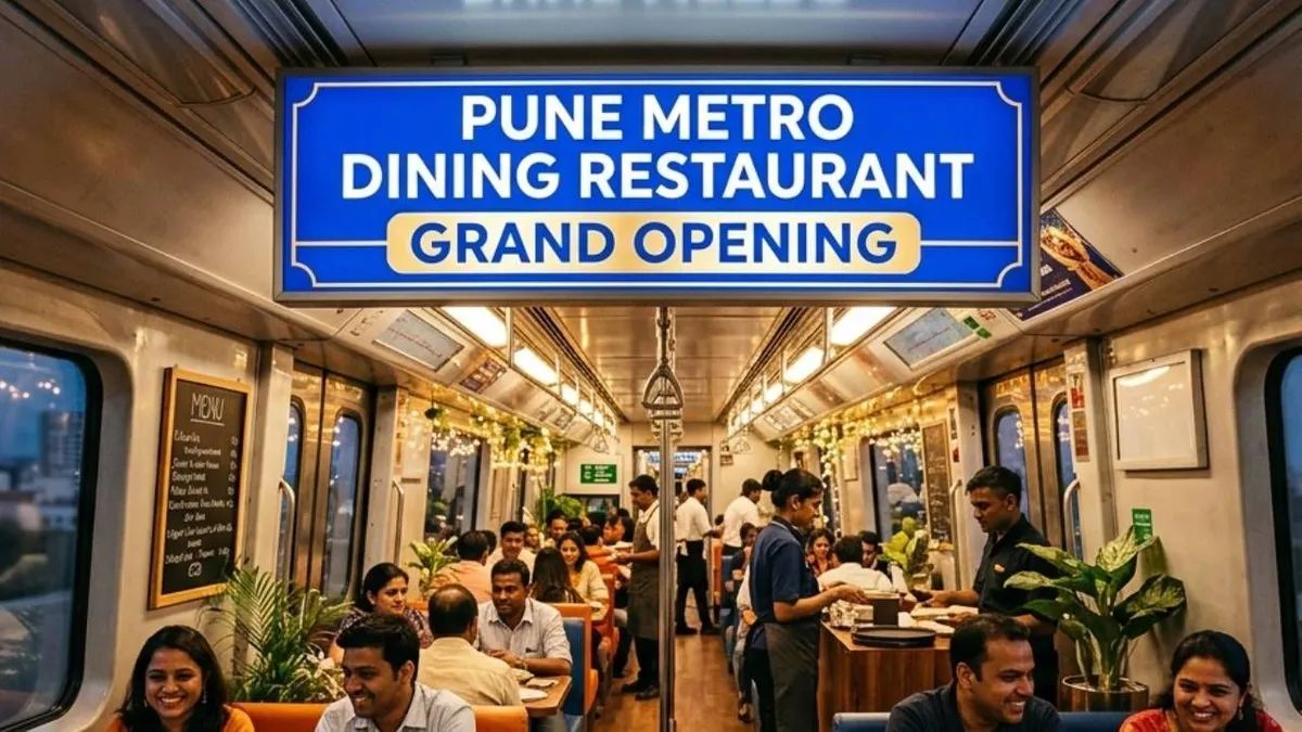Pune Metro Coach Converted Into Restaurant Near District Court Station