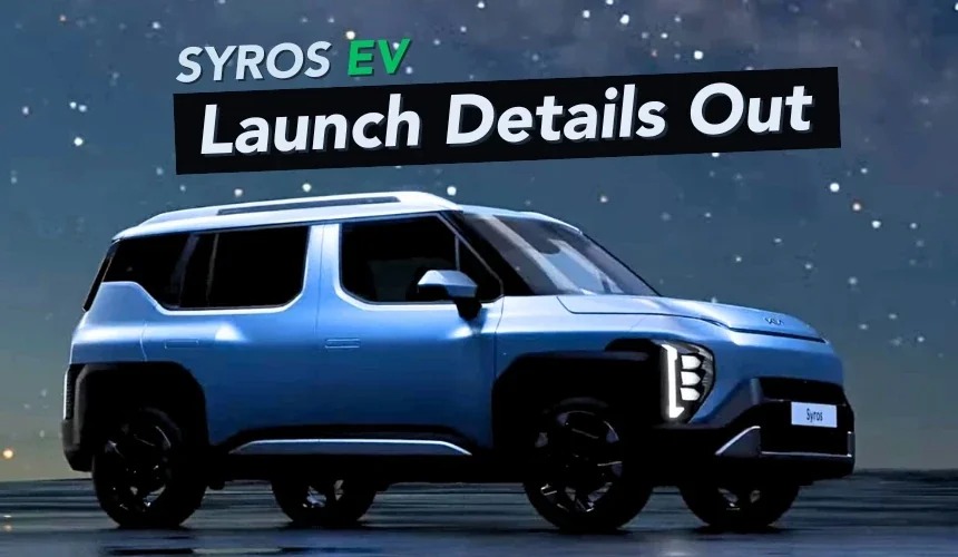 Kia India To Drive Into EV Market With Syros Launch
