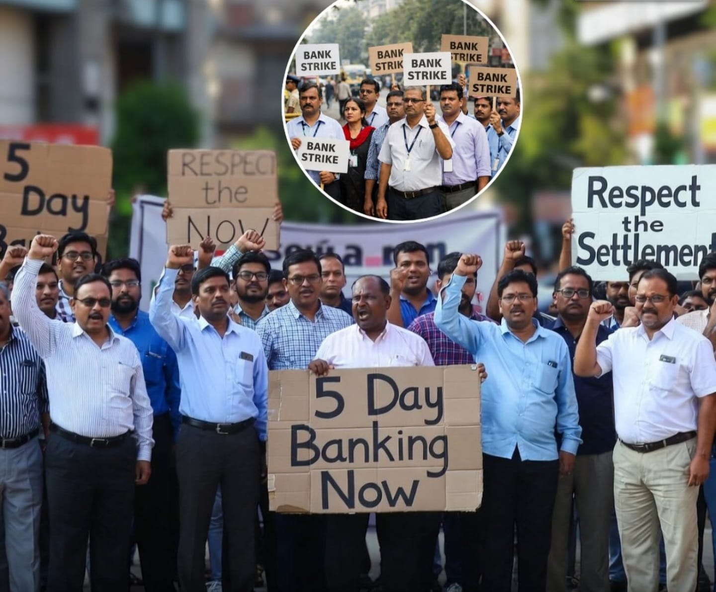 Strike Signal: Nine Unions Push Demands, Banks Prepare Contingency