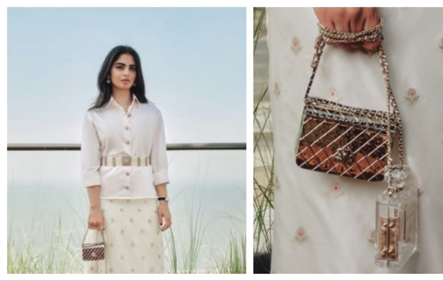 Isha Ambani’s Perfume Clutch Hack Sparks a New Fashion Trend