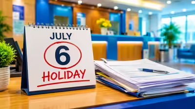 Bank Holiday Declared in Select Indian States Today, July 6