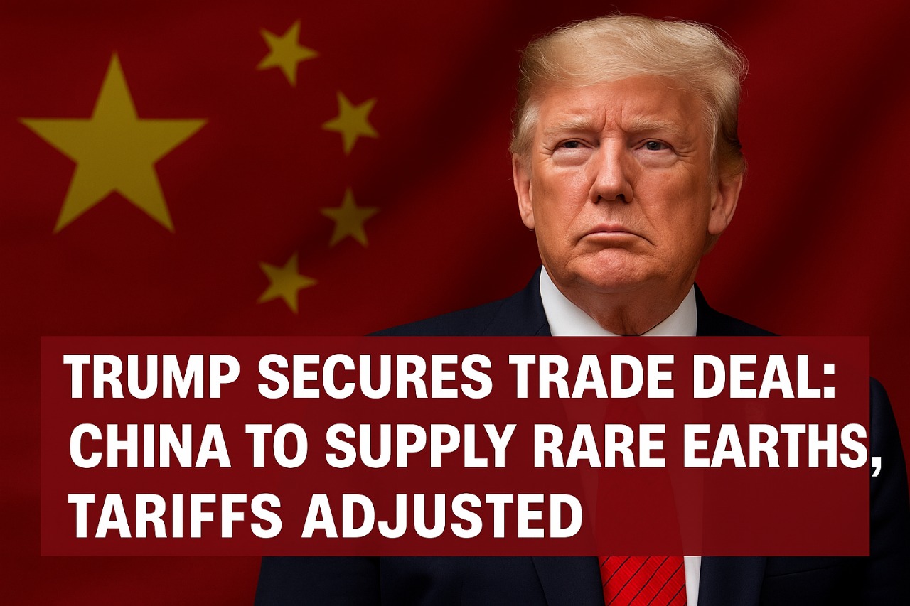 Trump Secures Trade Deal: China to Supply Rare Earths, Tariffs Adjusted