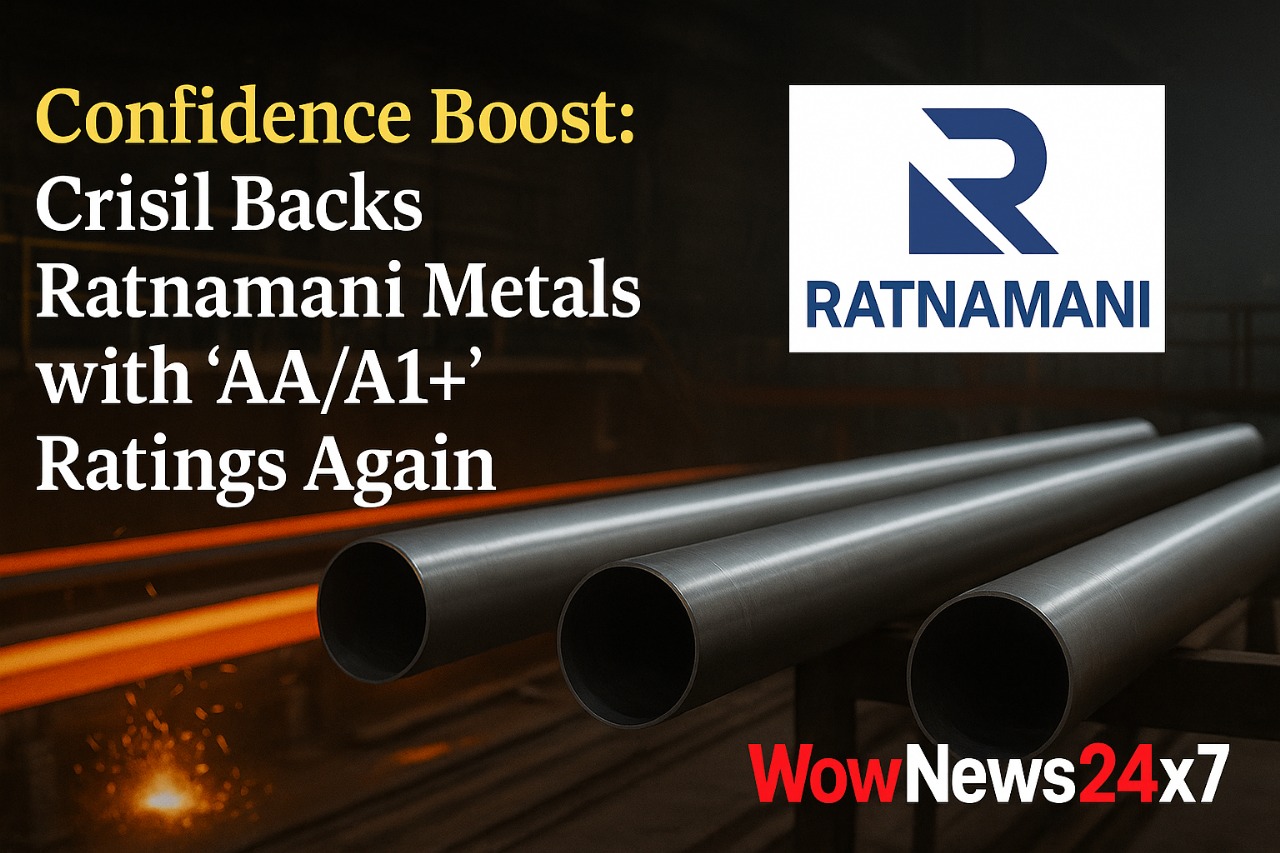 Confidence Boost: Crisil Backs Ratnamani Metals with ‘AA/A1+’ Ratings Again