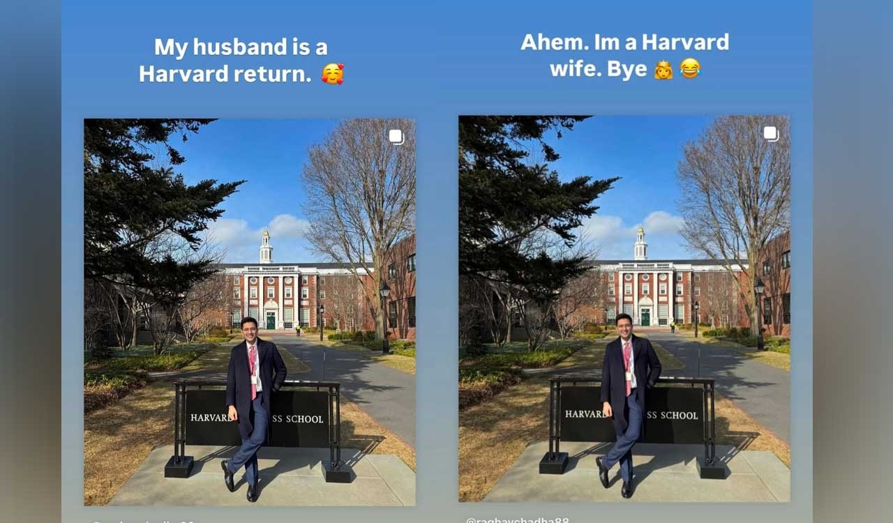 "I'm a Harvard Wife": Parineeti Chopra's Pride in Husband Raghav Chadha