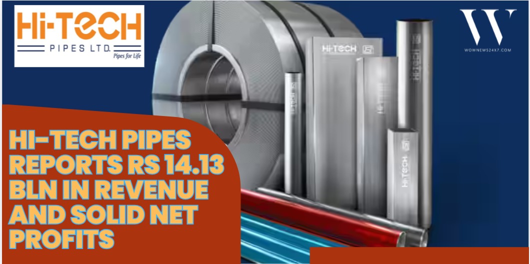 Steel Solid: Hi-Tech Pipes Posts Q1 Revenue of Rs 14.13 Bln and Net Profit of Rs 200.4 Mln