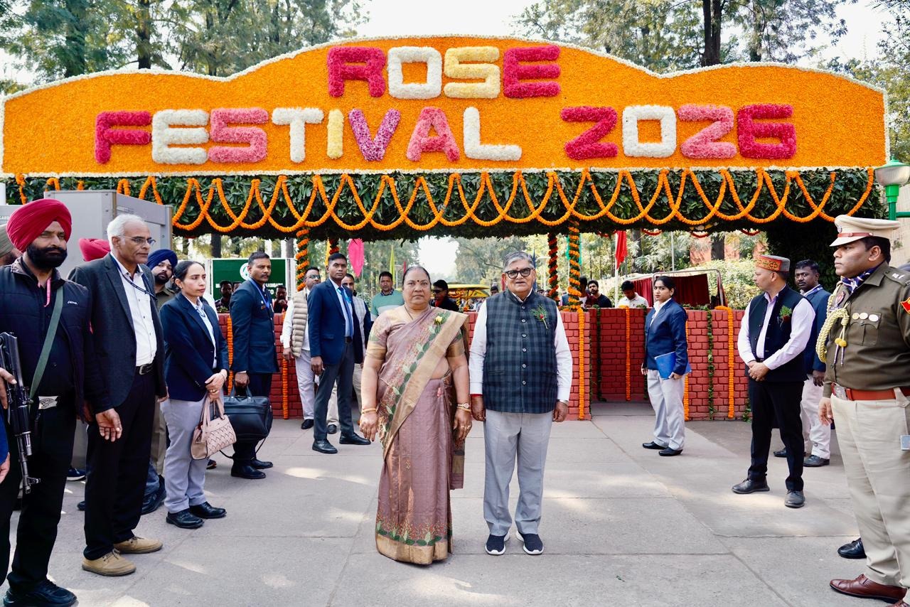 Chandigarh’s Rose Festival Opens With Governor Kataria Announcing ₹10 Lakh Prize