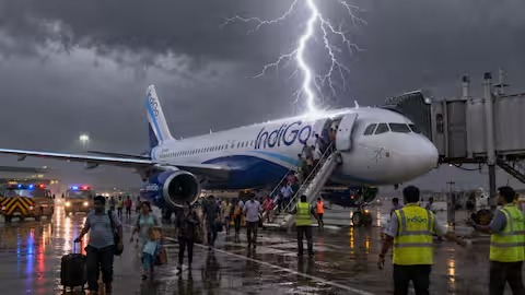 IndiGo Flight to Agartala Hit by Lightning at Kolkata Airport
