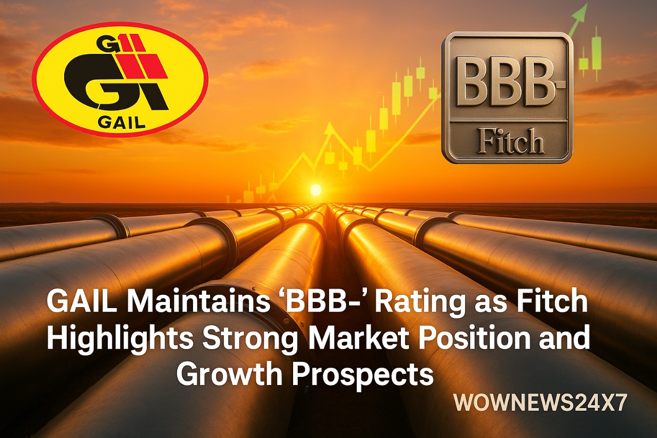 GAIL Maintains ‘BBB-’ Rating as Fitch Highlights Strong Market Position and Growth Prospects