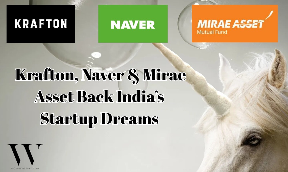 Krafton, Naver & Mirae Asset Launch ₹60B Unicorn Growth Fund to Power India’s Startup Revolution