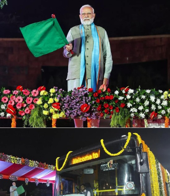 Green Wheels and Growth: PM Modi Unveils ₹1,140 Crore Development Push in Gujarat