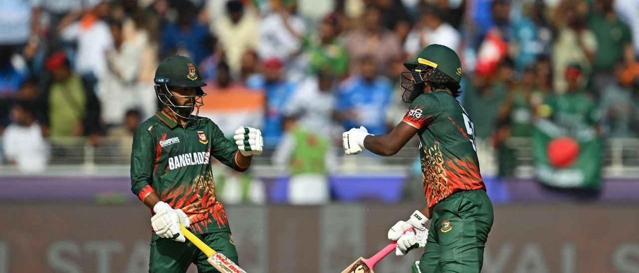 Bangladesh Crosses 200 Despite Losing 6 Wickets Against India in ICC Champions Trophy 2025