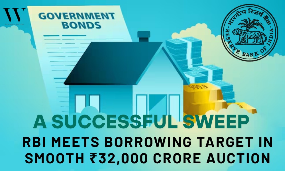 RBI Auctions ₹320 Billion in Government Bonds; Full Subscription Achieved