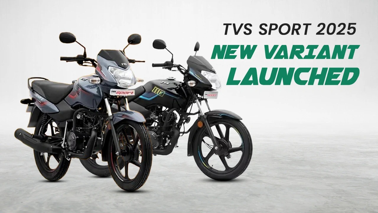TVS Sport Gets a Sporty Upgrade with New ES+ Variant