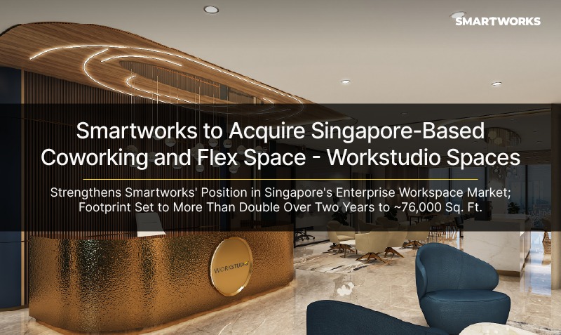 Smartworks Acquires Workstudio Spaces to Expand Flex Workspace Footprint