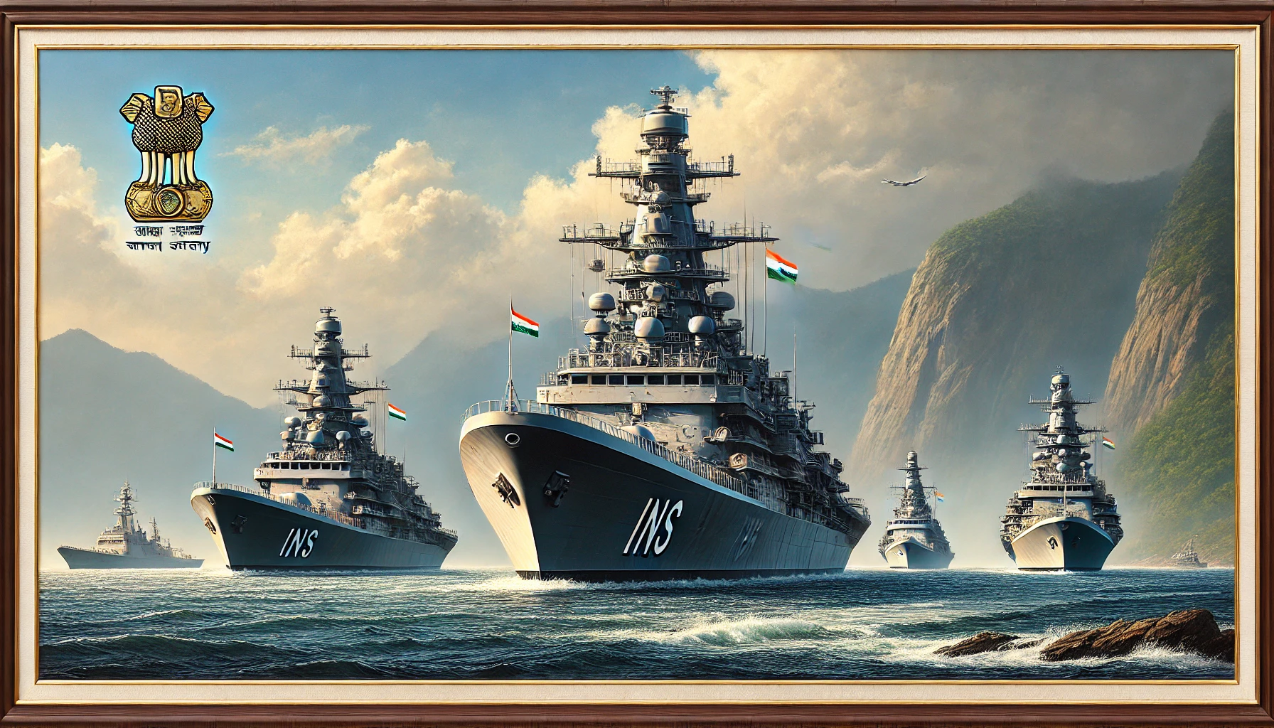 Indian Navy Strengthens Fleet with Commissioning of INS Surat, INS Nilgiri, and INS Vaghshee