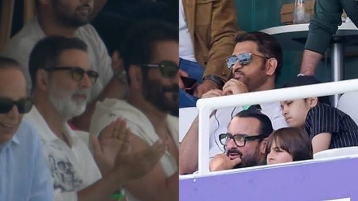 Bollywood Stars Join MS Dhoni at Lord’s for India vs England ODI