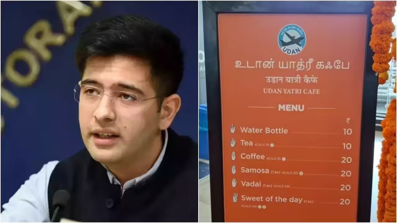 Raghav Chadha Calls For Expansion Of Udaan Yatri Cafes Across All Airports