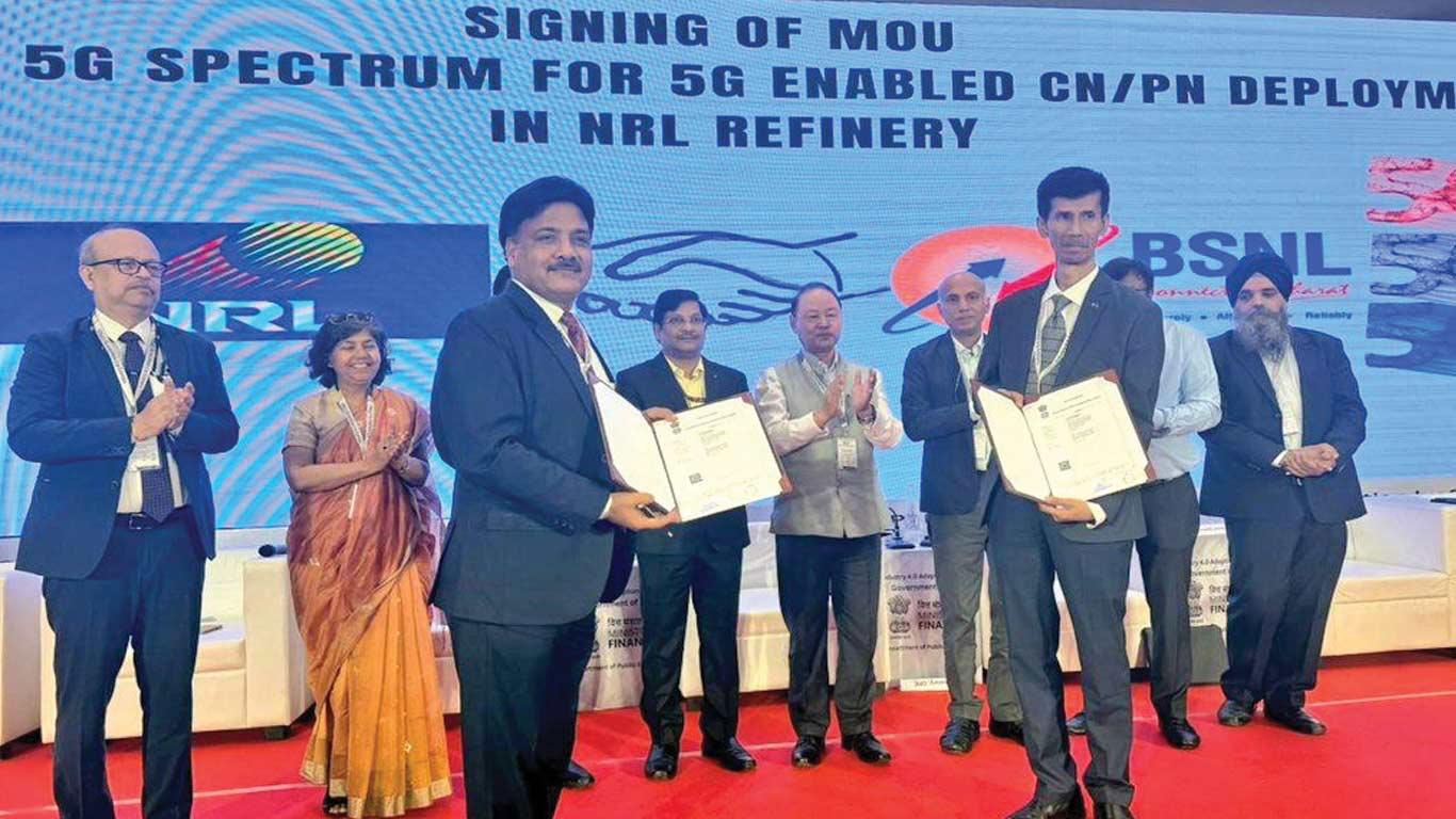 Refining the Future: BSNL and NRL Unveil India’s First 5G Captive Network for the Refinery Sector