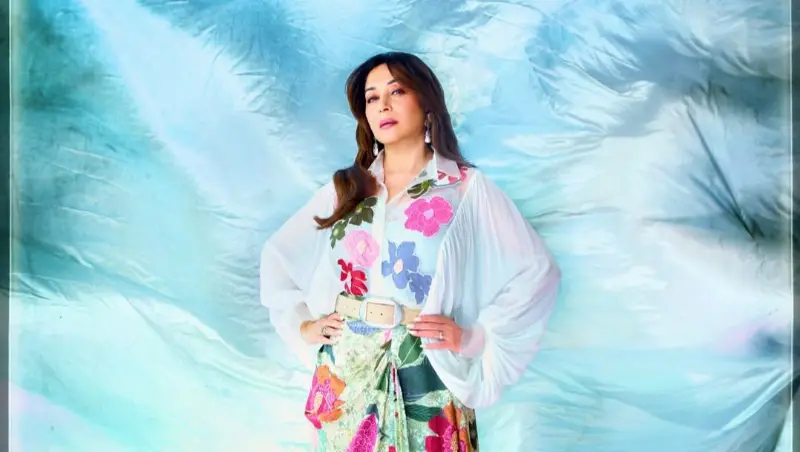 Madhuri Dixit Radiates Grace In Contemporary Floral Ensemble Ahead Of Netflix Series Release