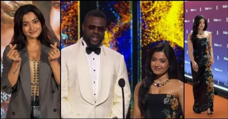 Rashmika Mandanna And Winston Duke Present Best Animation Award At Anime Awards 2026 In Tokyo