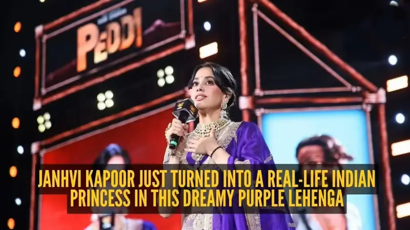 Royal In Rhythm: Janhvi Kapoor Channels Modern Indian Princess At Peddi Launch