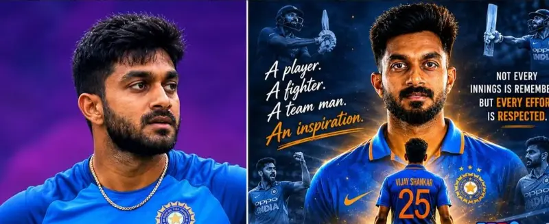 Vijay Shankar Bids Farewell To All Forms Of Indian Cricket