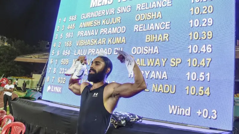 Flying Sikh 2.0: Gurindervir Singh Breaks National 100m Record With Stunning 10.09s Run