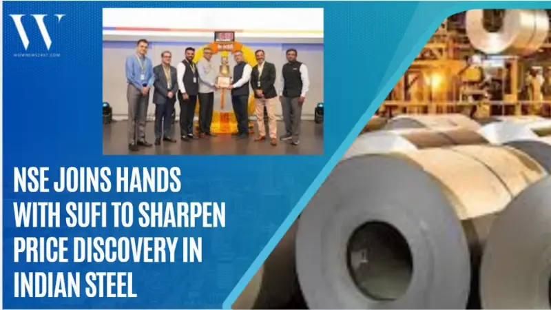 Turning Steel Into Strategy: NSE Ties Up With SUFI To Build A Robust Commodity Derivatives Ecosystem