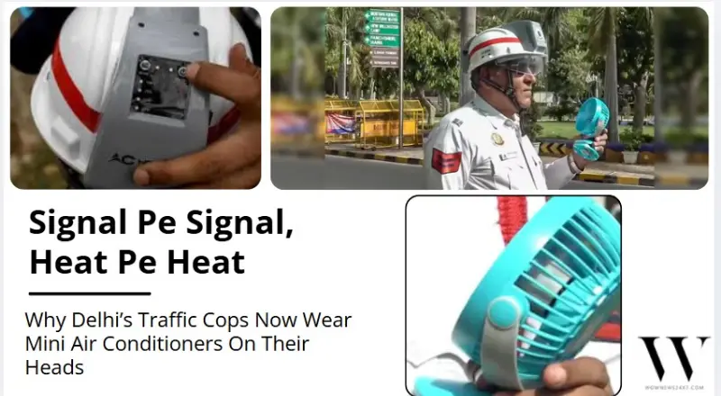 When The City Boils, Helmets Cool - How Delhi’s AC Equipped Headgear Is Turning Relief Into A Safety Tool