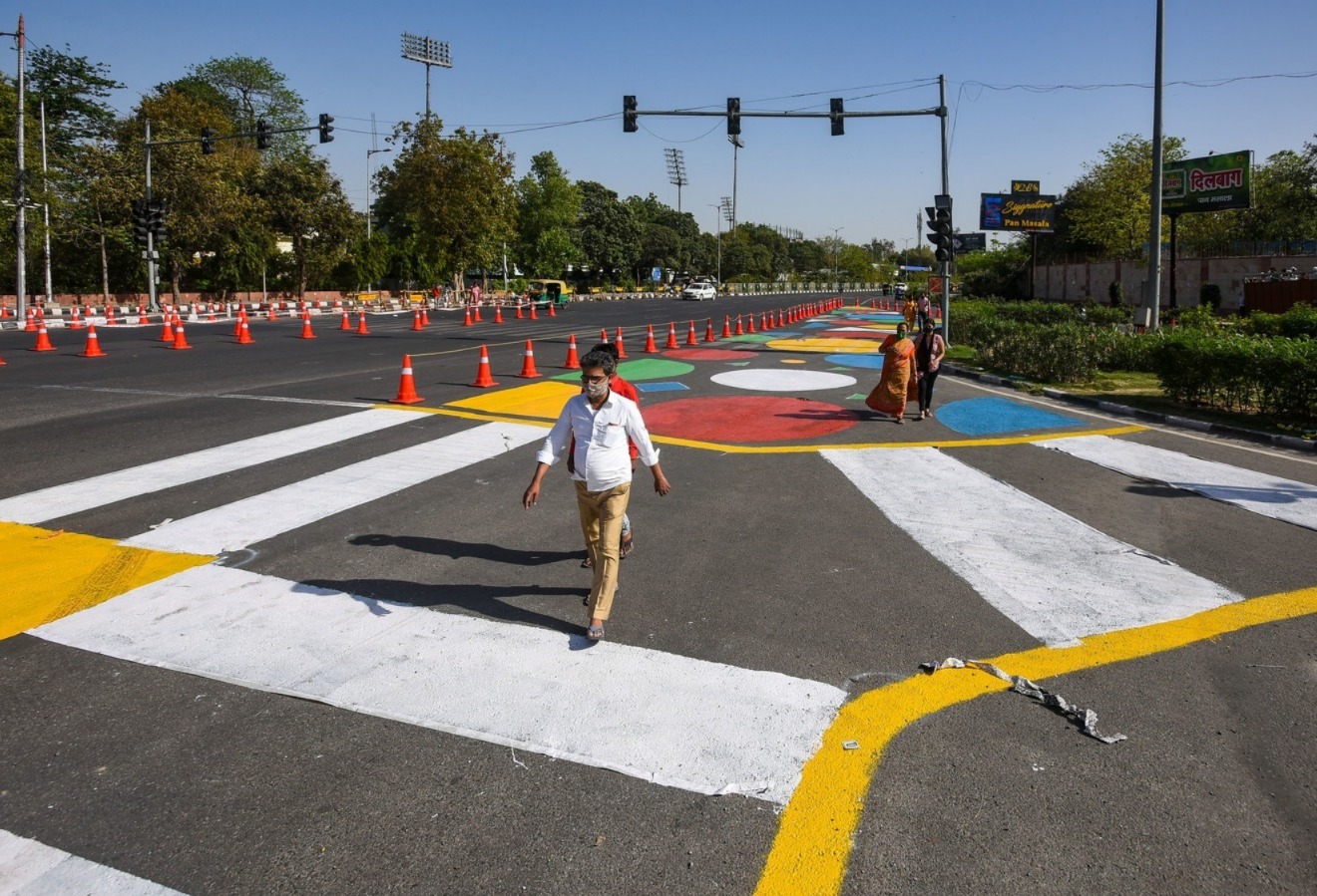 Delhi Launches Programme To Redesign 100 High-Risk Intersections For Pedestrian Safety