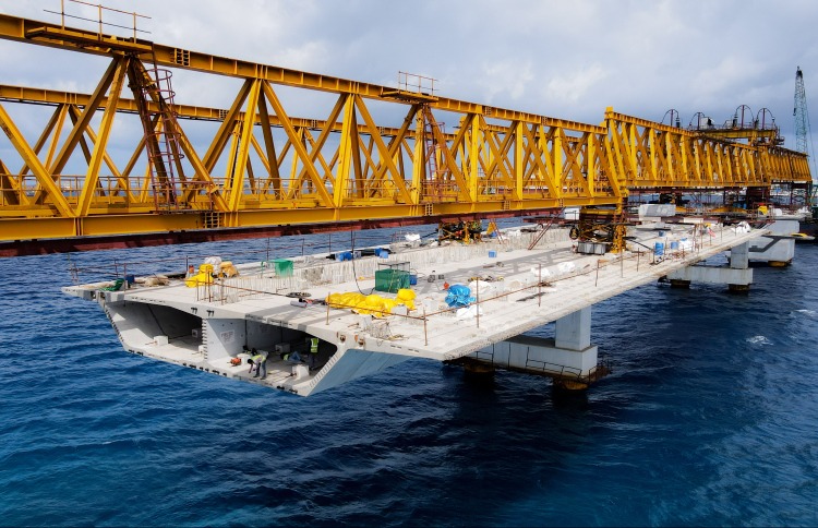 India-Funded Thilamale Bridge Hits 60% Milestone: Piling Phase Complete, World’s Tallest Precast Segments Next