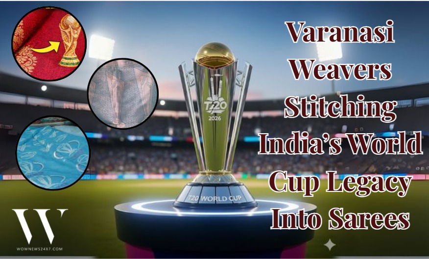 Varanasi Weavers Immortalize India’s Cricket Triumphs in Banarasi Sarees for Team India