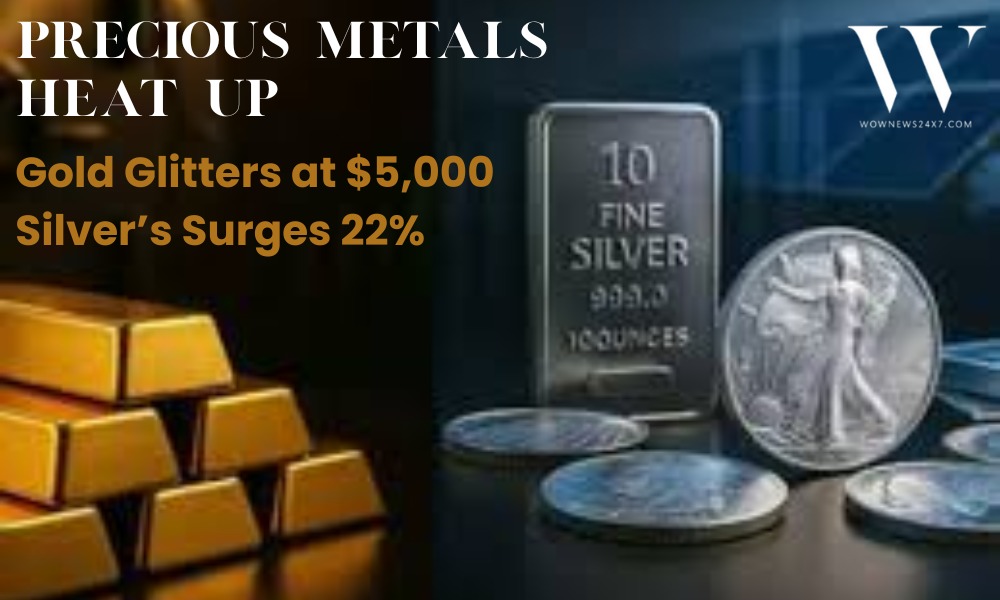 Precious Metals Rally: Silver’s 22% Comeback, Gold’s $5,000 Stronghold