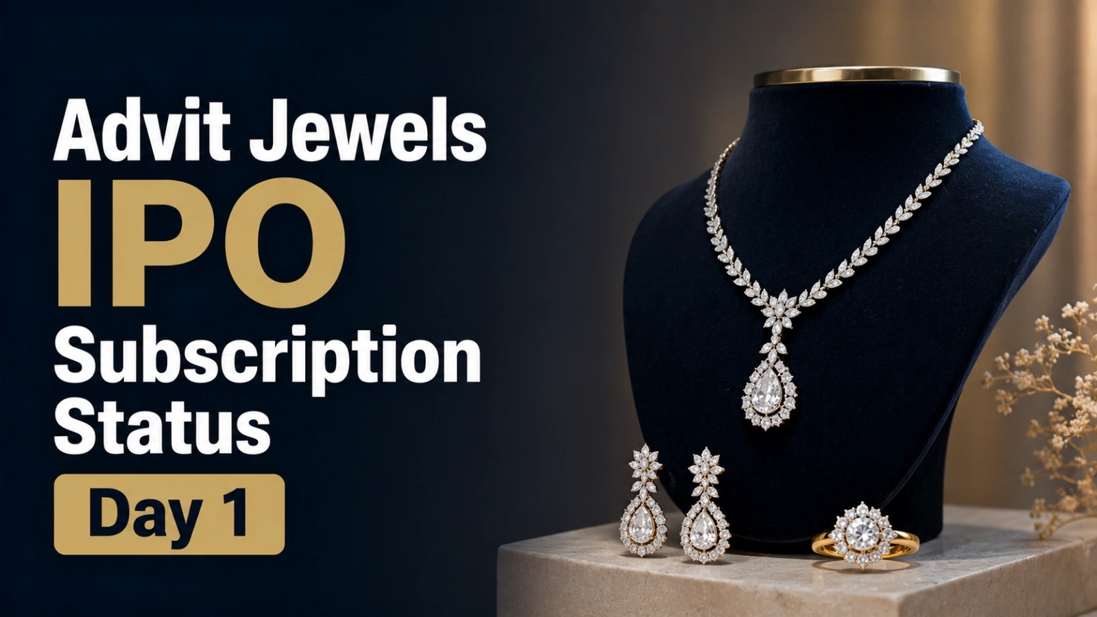 Advit Jewels IPO Sees Strong Demand on Day 1 Subscription