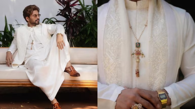Allu Arjun’s Regal Accessories Steal Spotlight At Allu Sirish’s Wedding